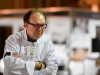 Melbourne, 30 May 2017 - Head judge Philippe Mouchel from the Philippe Restaurant kitchen invigilator judge watches the action at the Australian selection trials of the Bocuse d'Or culinary competition held during the Food Service Australia show at the Royal Exhibition Building in Melbourne, Australia. Photo Sydney Low