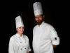Melbourne, 30 May 2017 - Brooke Noble commis chef and Andrew Ballard of the Simmer Culinary in Mornington pose for a photograph at the Australian selection trials of the Bocuse d'Or culinary competition held during the Food Service Australia show at the Royal Exhibition Building in Melbourne, Australia. Photo Sydney Low